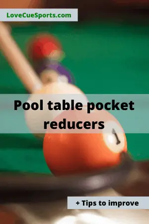 pool table pocket reducers
